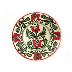 Farfuriuță din ceramică colorată de Corund