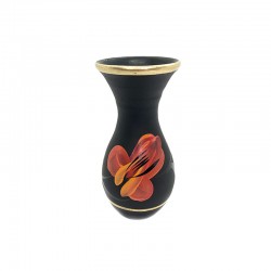 Vază pictată din ceramică neagră de Marginea