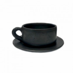 Set of Marginea ceramic cup and plate