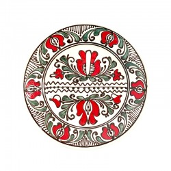 Farfurie din ceramică albă de Corund Ø 190-200 mm M8674