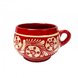 Ceașcă din ceramică roșie de Corund M8713
