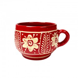 Ceașcă din ceramică roșie de Corund M8721