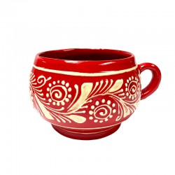 Ceașcă din ceramică roșie de Corund M8714