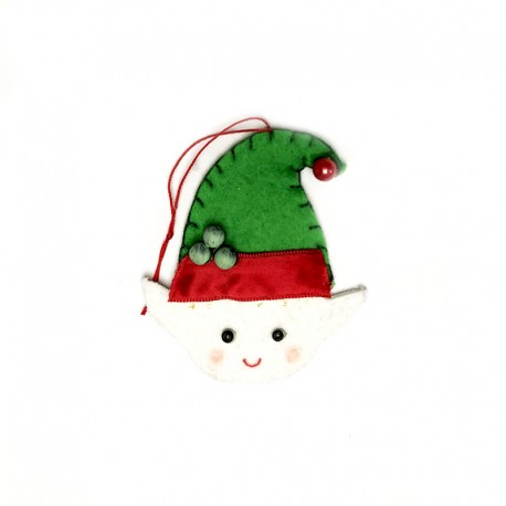 Set of 4 felt decorations