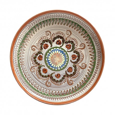 Horezu ceramic plate