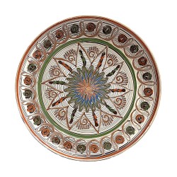 Horezu ceramic plate