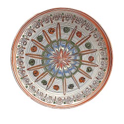 Horezu ceramic plate