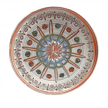 Horezu ceramic plate
